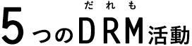 5つのDRM活動